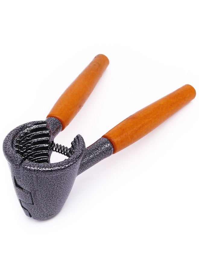 Anwenk Heavy Duty Nutcracker Pecan Walnut Plier Opener Tool with Wood Handle - Image 3