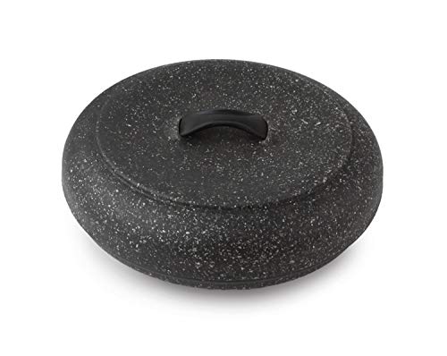 Dexas Microwavable Tortilla Warmer, 8.5"x 8.5"x 2.5" Granite Pattern.Ideal for tortillas, breads, pancakes, pita bread, corn breads - Image 5