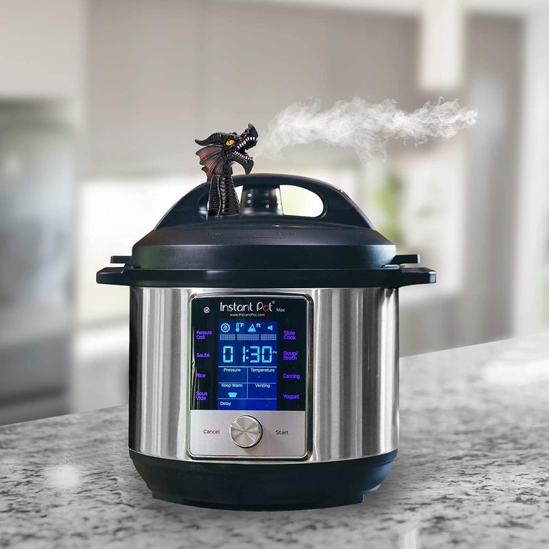 Yolococa موزع بخار لتحرير الضغط لوعاء الطهي الفوري واقي للخزائن/الخزائن 360° إعادة توجيه ملحق مطبخ سيليكون - Image 5