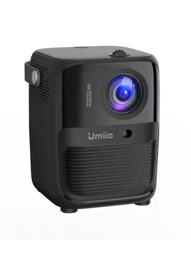 Umiio Umiio Q2 Android HDMI Video Laser Projector 5G WiFi Android , Bluetooth, FHD Resolution, 5M Projection Distance, Portable Outdoor Movie Projector for Home Cinema, Parties, and More  - Image 1