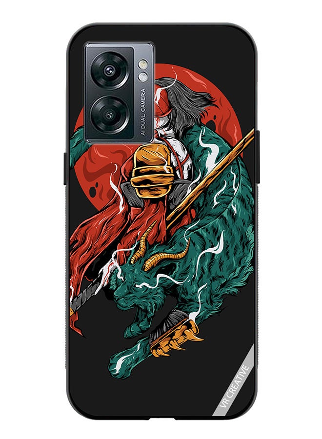 VR CREATIVE Protective Case Cover For OnePlus Nord N300 Samurai Defence Design Multicolour - Image 1