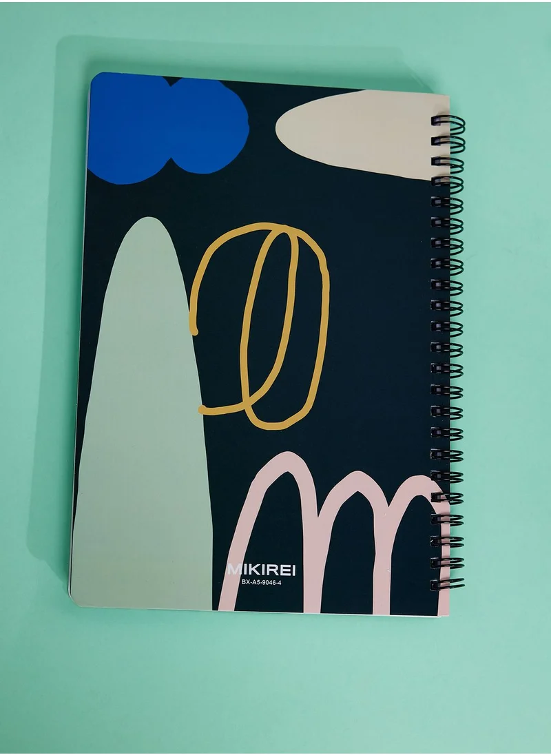 Back to school kit A5 Black blue notebook