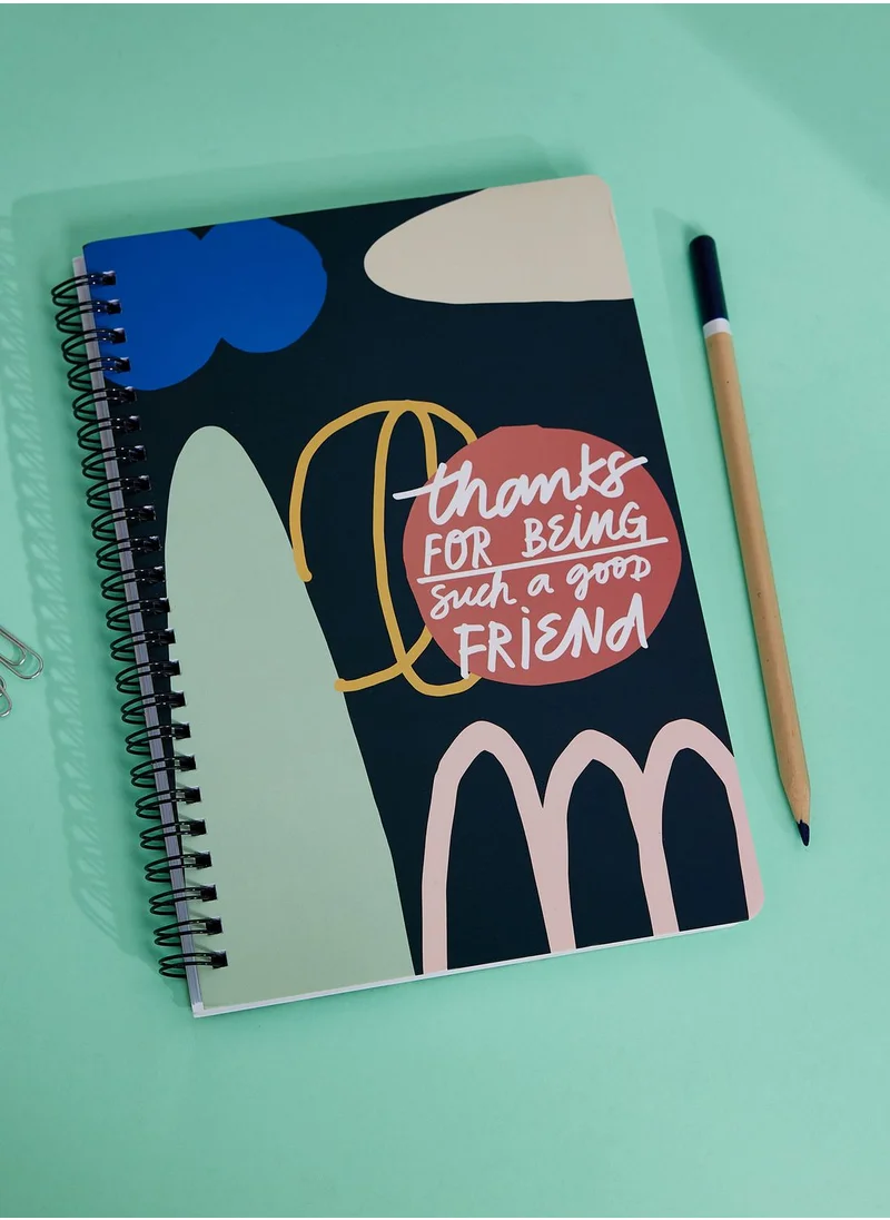 Back to school kit A5 Black blue notebook