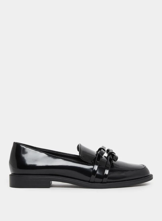 Black Patent Leather Loafers
