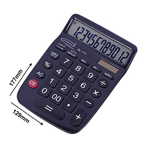 Bambalio 12 Digits BL-777 Electronic Calculator (Black) 3 Years Warranty. - Image 2