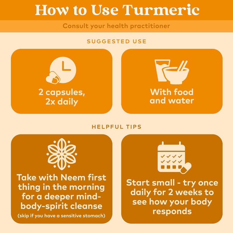 ORGANIC INDIA Turmeric Curcumin with Black Pepper Organic Turmeric Supplement and Curcumin Supplement Turmeric Capsules Joint Support Immune System Support Whole Root Trikatu 90 Capsules - Image 4
