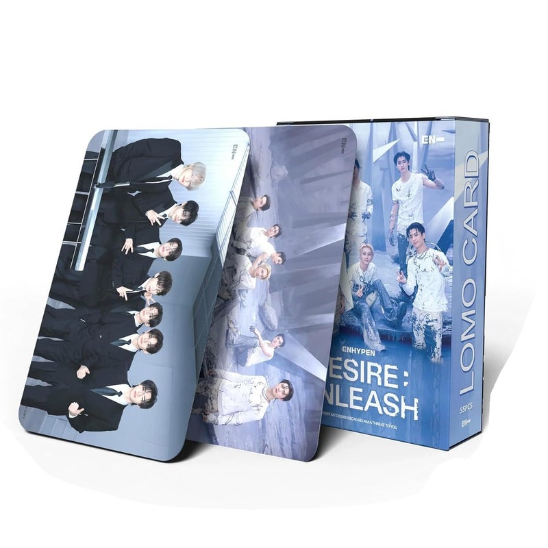 squishy 55 قطعة بطاقات تصوير فرقة الأولاد، مجموعة بطاقات لو مو لكبار المعجبين، مثالية لتزيين الجدران، وتدوين الملاحظات، وتقديم الهدايا - Image 4