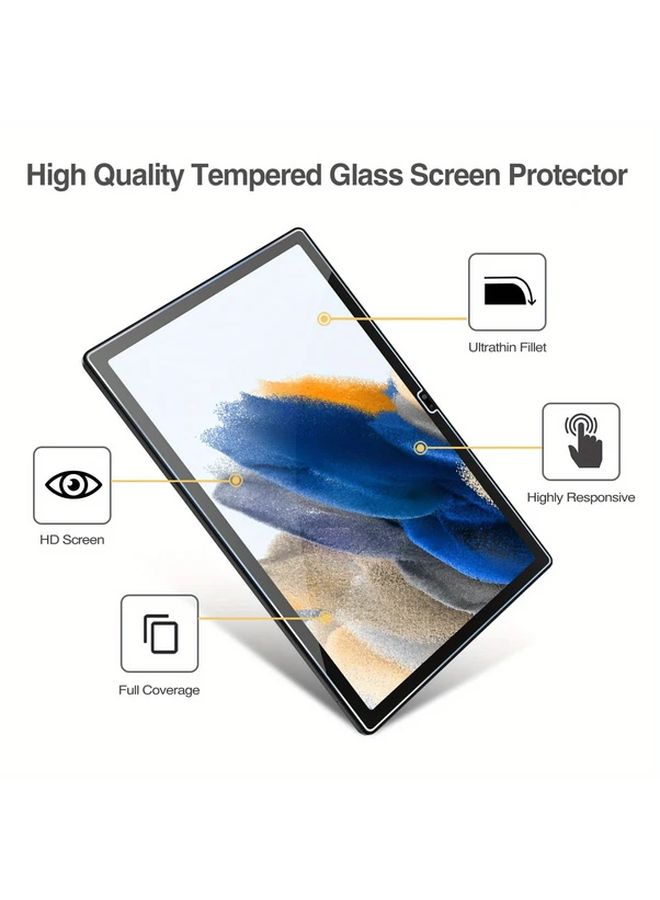 2pcs Premium Tempered Glass Screen Protector for Galaxy Tab S8 9H Hardness Scratch Resistant Ultra Clear HD Clarity - Image 4