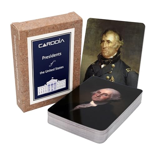 CARDDIA Presidents of The United States Flashcards from George Washington to Donald Trump - Image 1
