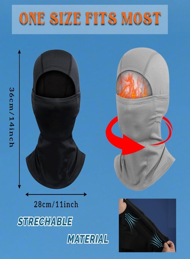EUDOLAH Balaclava Windproof Winter Face Mask Warm Fleece Ski Mask for Men Women Full Face Cover for Cold Weather Skiing Motorcycle Green - Image 4