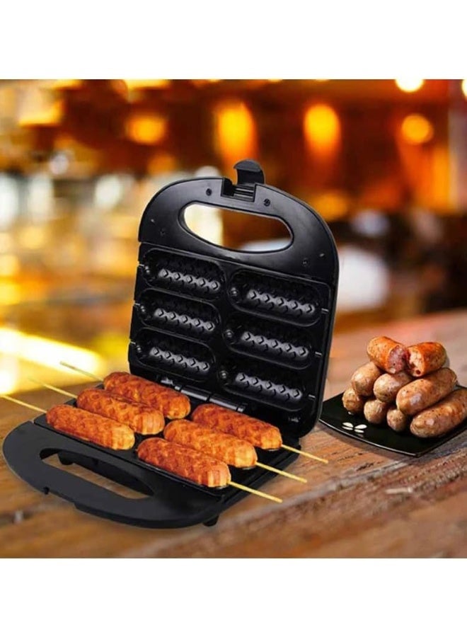 Magic Corn Dog Waffle Maker Sandwich Maker Hot Dog Waffle Machine With Non-Stick - Image 2