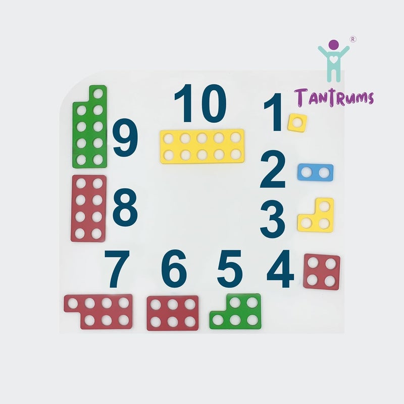 Tantrums Colourful Numicon Math Counting Magic Game for Kids Aged 3 to 5 - Teach Counting, Addition, and Subtraction - Image 4