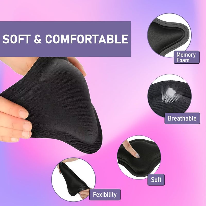 1 Pack Foam Back Board, 8.9" x 5.9" x 0.6", for Post-Surgery Recovery, Ergonomic Lumbar Compression Board, Black - Image 3