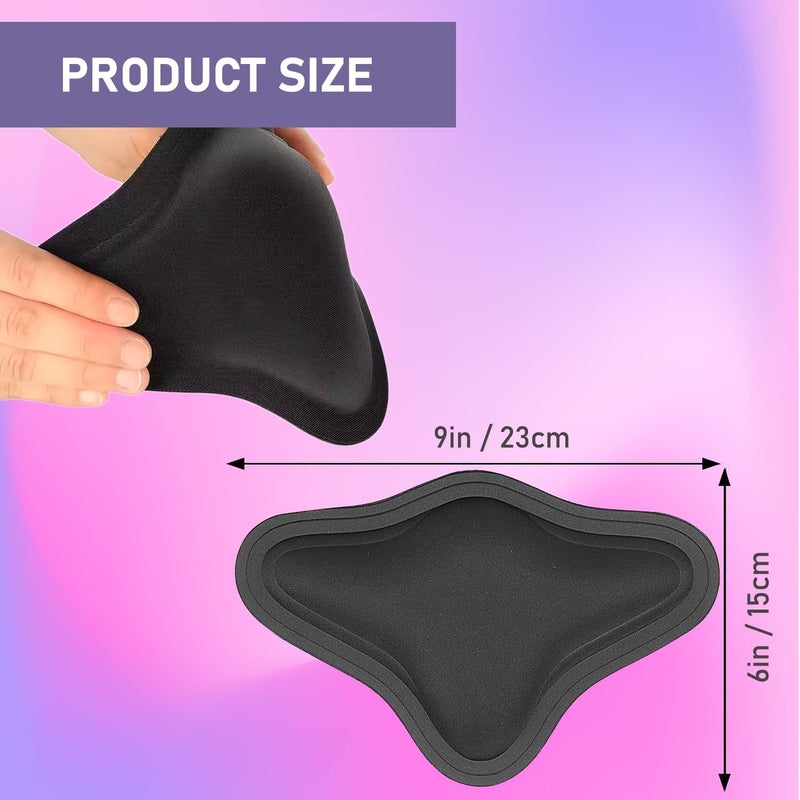 1 Pack Foam Back Board, 8.9" x 5.9" x 0.6", for Post-Surgery Recovery, Ergonomic Lumbar Compression Board, Black - Image 5