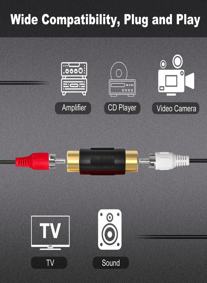 EZYUMM RCA Female to RCA Female Coupler - Image 2