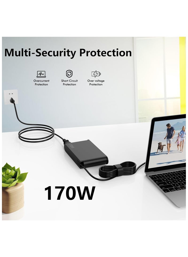 Max Power Lenovo 170W Charger 20V 8.5A USB AC Adapter For ThinkPad Gen 6 5 4 3 2 1 P50 P51 P52 P53 P70 P71 P73 W540 Ideapad Y720-15IKB T440s T450 T450s T550 X240 X240s ADL170NDC2A ADL170NDC3A  - Image 5