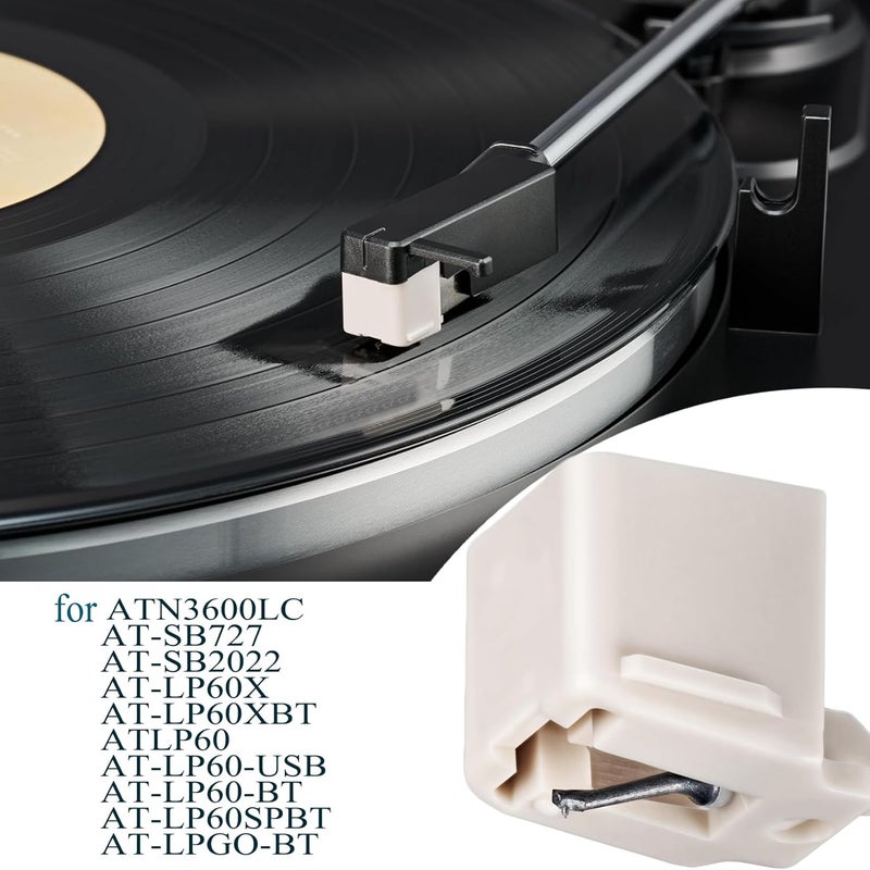 SANTUO Record Player Needle Replacement Compatible With ATN3600LC - Image 2