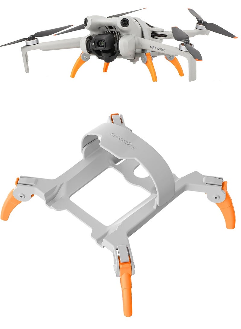 NajmStyle Landing Gear for DJI Mini 4 Pro Drone, Quick Release Height Extender Leg Foldable Spider Leg for DJI Mini 4 Pro Accessories - Image 1