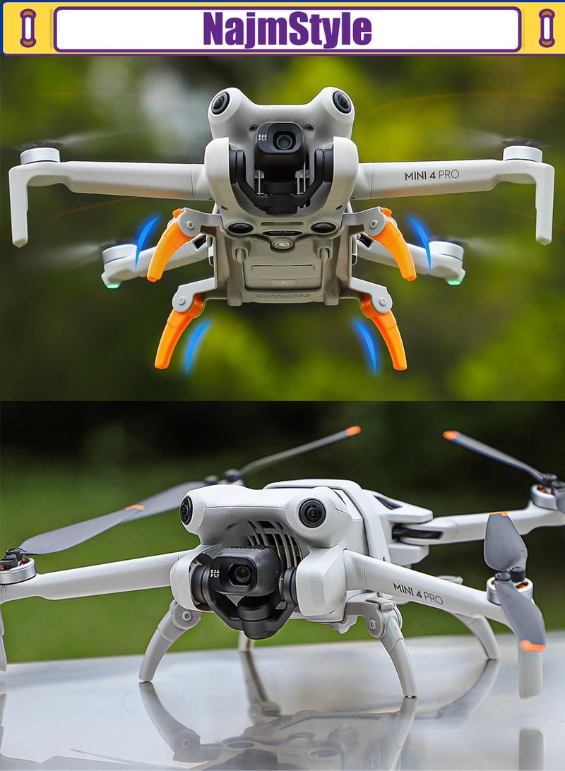NajmStyle Landing Gear for DJI Mini 4 Pro Drone, Quick Release Height Extender Leg Foldable Spider Leg for DJI Mini 4 Pro Accessories - Image 4