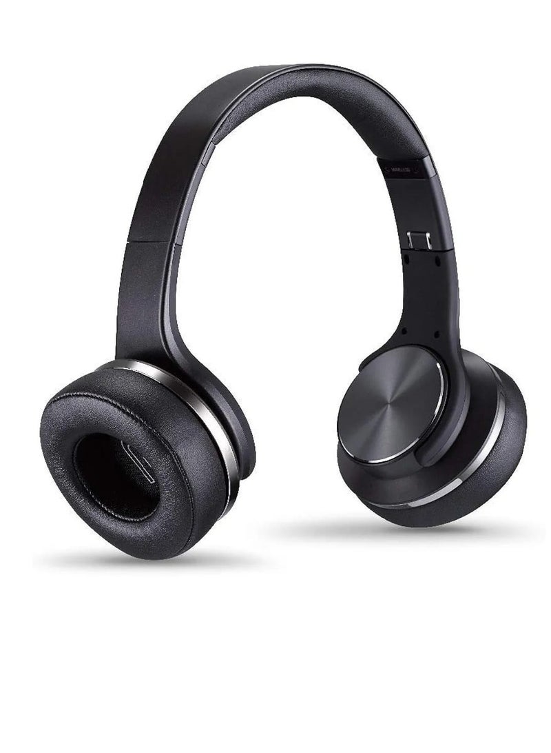 سودو سماعات رأس بلوتوث فوق الأذن مع ميكروفون باللون الأسود - Image 4