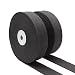 Dortrue Cotton Webbing Straps 1 Inch 2 Rolls20 Yards for Bag Handles Tote Bag Cloth Belt Arts and Crafts Black - Image 2