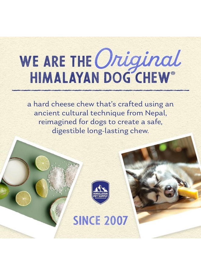 هيمالايان_دوج_تشو علكة الكلاب Himalayan Dog Chew Original Yak Cheese Dog، بنكهة الدجاج، 1 عصا كبيرة جدًا، 5.3 أونصة، خالية من الجلوتين، علكة صحية للكلاب، خالية من الحبوب واللاكتوز، طبيعية 100%، علكة للكلاب تدوم طويلاً للكلاب التي يزيد وزنها عن 55 رطلاً - Image 4