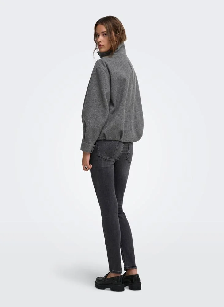 Only Onlasta High Collar Bomber Jacket