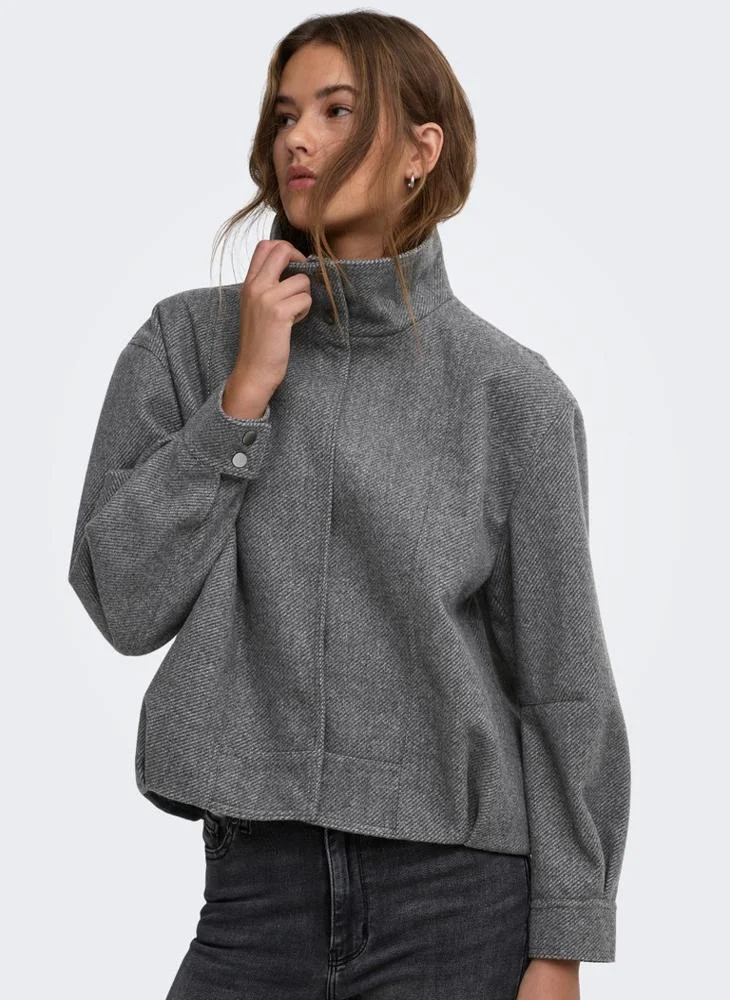 Only  Onlasta High Collar Bomber Jacket for Women | Best Price UAE