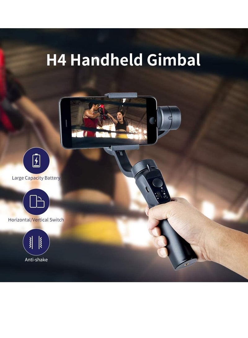 JOMILA Gimbal Stabilizer for Smartphone 3-Axis Phone Gimbal for Android and iPhone 14,13,12 PRO, Stabilizer for Video Recording with Face Object Tracking 600 °Auto Rotation hohem iSteady Mobile Plus - Image 5