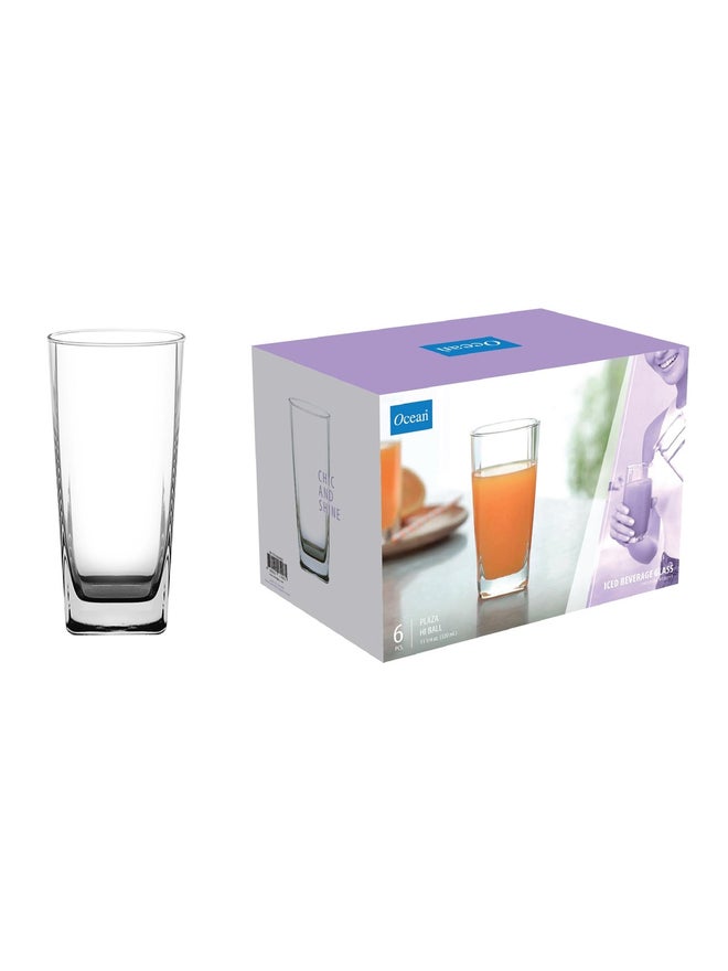 Ocean طقم كؤوس هاي بول بلازا من أوشن 6 قطع سعة 320 مل - Image 3