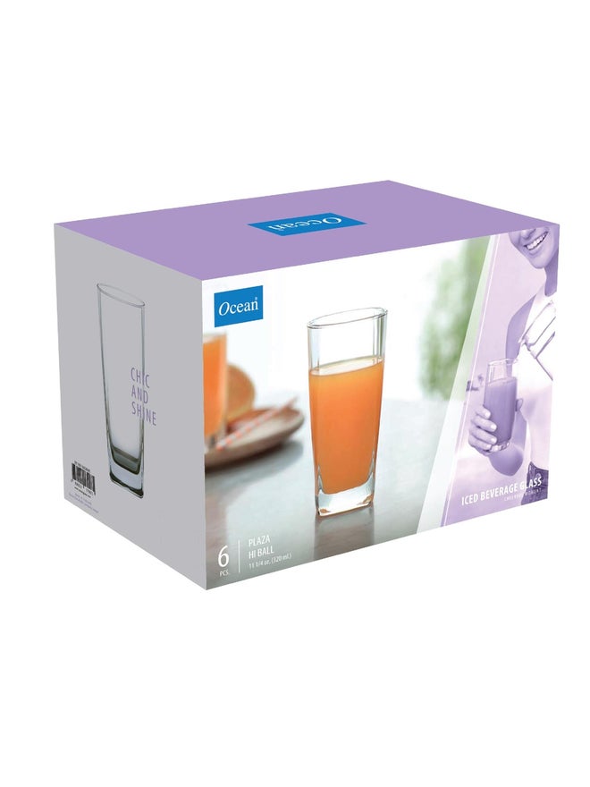 Ocean طقم كؤوس هاي بول بلازا من أوشن 6 قطع سعة 320 مل - Image 4