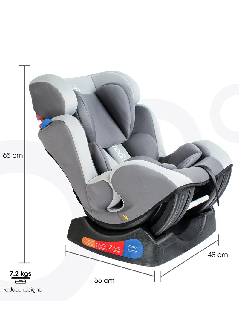 Moon Hefty Baby Car Seat Baby Group(0,1,2) - Light Grey - Image 4