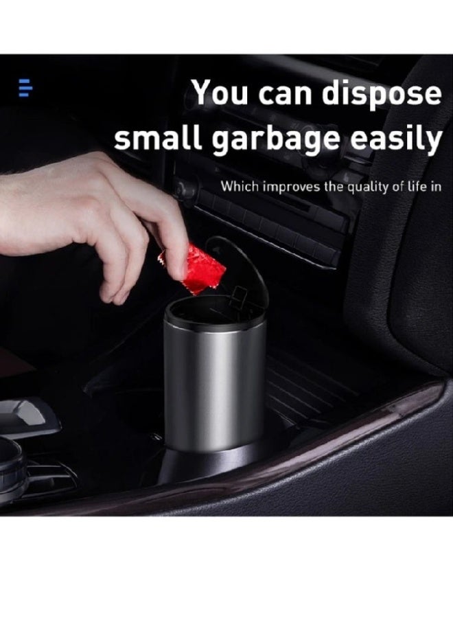 AROAQ Portable Automotive Mini Trash Bin with 30 Disposable Bags – Compact Car Garbage Can for Neat & Organized Vehicle - Image 5