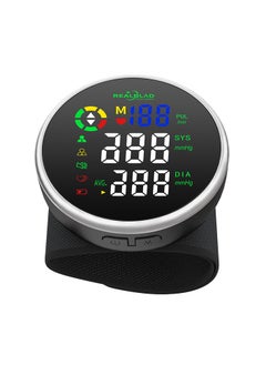 REALBLAD Wrist-Type Blood Pressure Monitor with Intelligence Voice Broadcasting and Dual User Memory – Easy-to-Use with Comprehensive LED Screen and Durable Lithium Battery (BLACK)  - Image 4