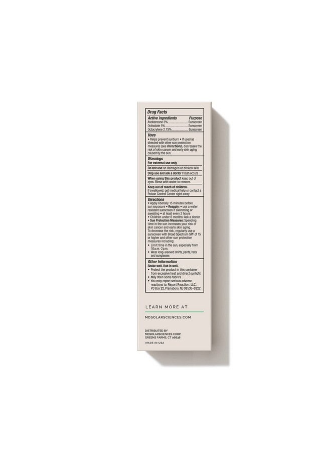 أم دي سولار ساينسيز مرطب الوجه الملون من إم دي سولار ساينسز جليم آند جلو، واقي من الشمس بعامل حماية من أشعة الشمس 50، مع حماية واسعة الطيف من الأشعة فوق البنفسجية، ومضادات أكسدة مضادة للشيخوخة، وبرايمر شفاف ومرطب للمكياج لبشرة مشرقة، 1.7 أونصة سائلة - Image 5