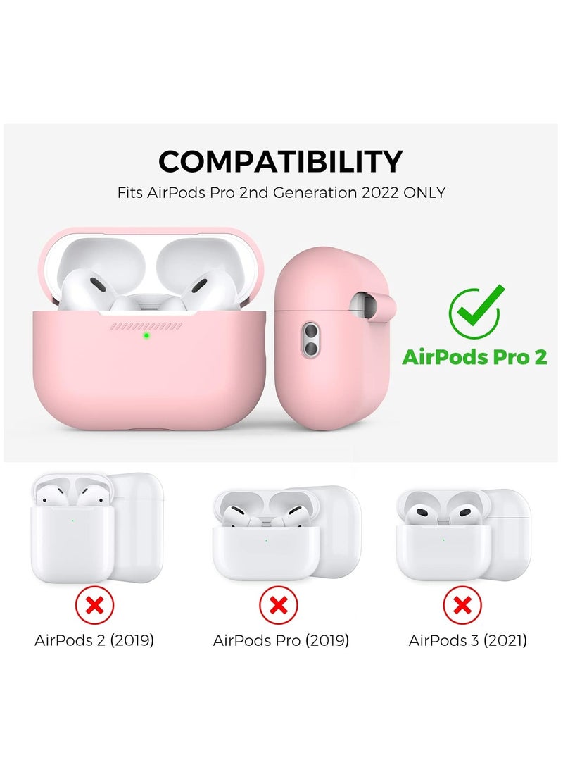 Generic AirPods Pro 2nd Generation Soft Silicone Case Cover Full Body Shockproof Covers with Anti-Lost Hand Strap  - Image 2