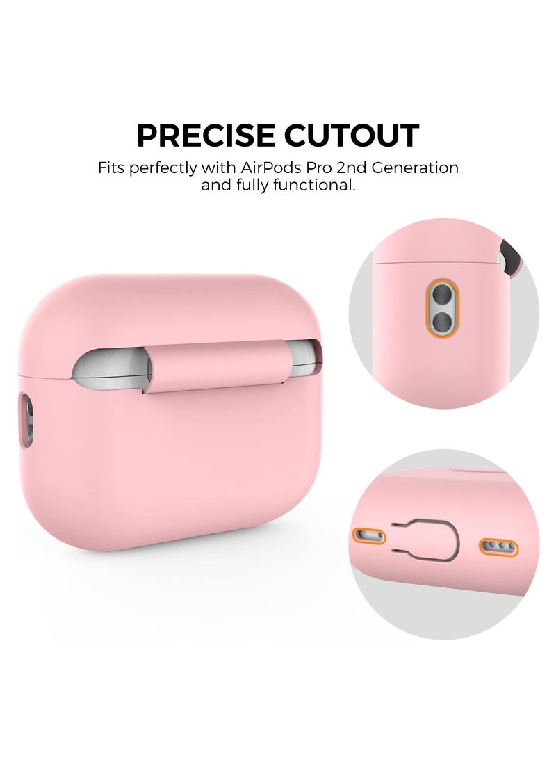 Generic AirPods Pro 2nd Generation Soft Silicone Case Cover Full Body Shockproof Covers with Anti-Lost Hand Strap  - Image 4