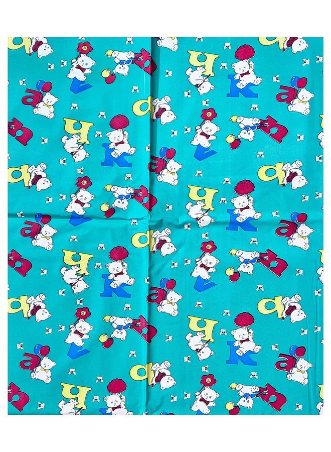 Ecosoft Plastic Sheetpvc Sheet For Kidsrubber Sheet For Babiesbed Wetting Protector(90 X 135 Cm) (Green Alphabet)  - Image 3