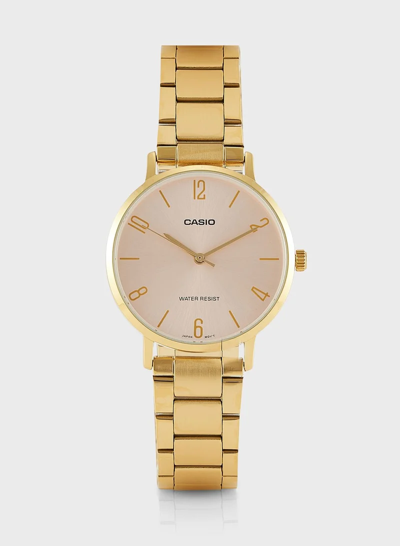 CASIO Steel Strap Analog Watch