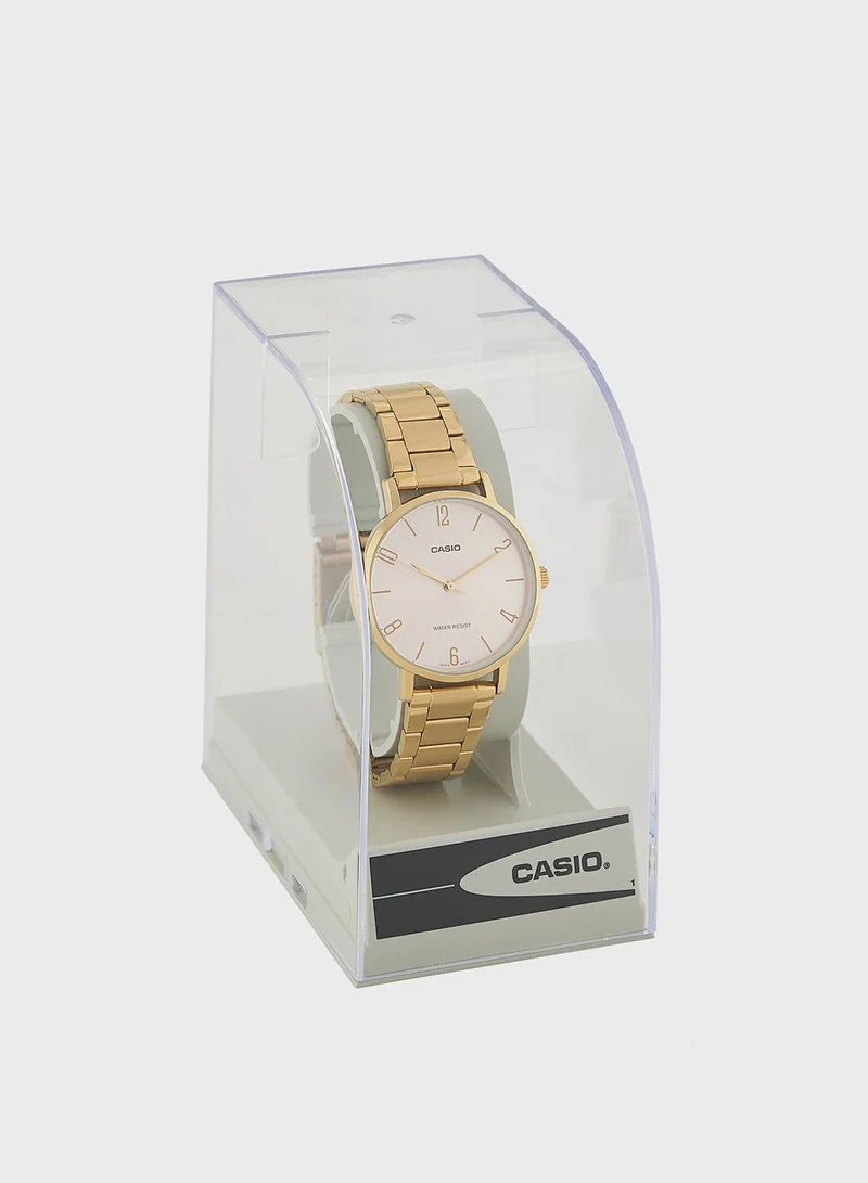 CASIO Steel Strap Analog Watch