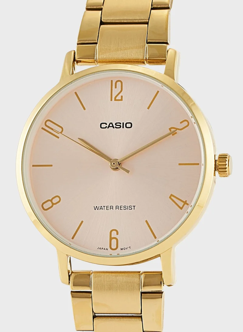 CASIO Steel Strap Analog Watch