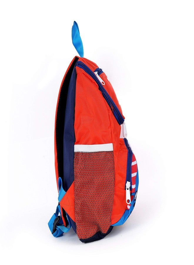 Gear Cool Dude Kids 13 Inch 10 Ltrs Camelia Orange School Standard 2 Compartment Backpack (Kbpcoldude053) - Image 3