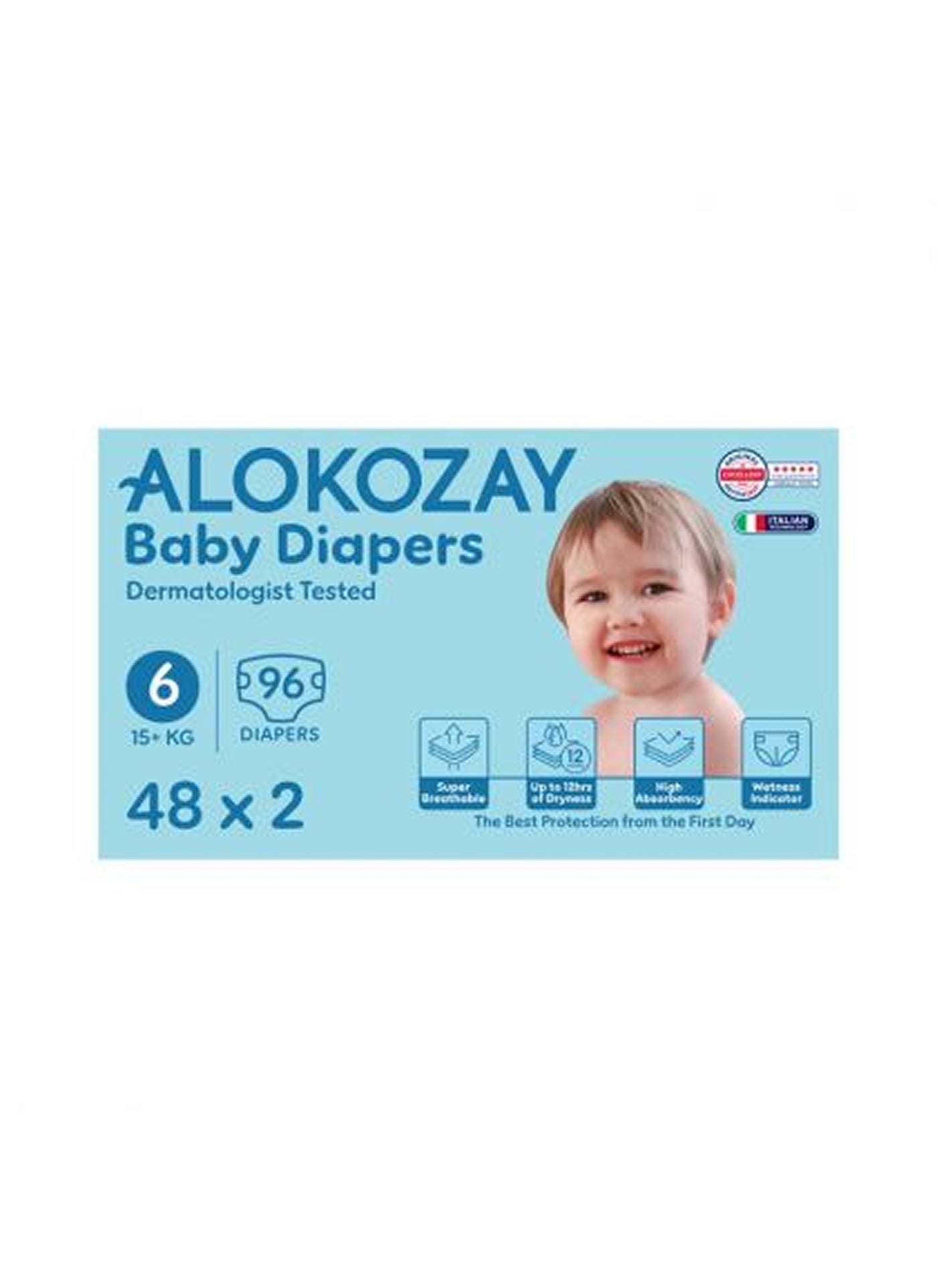 Alokozay Premium Baby Size 6 Diapers