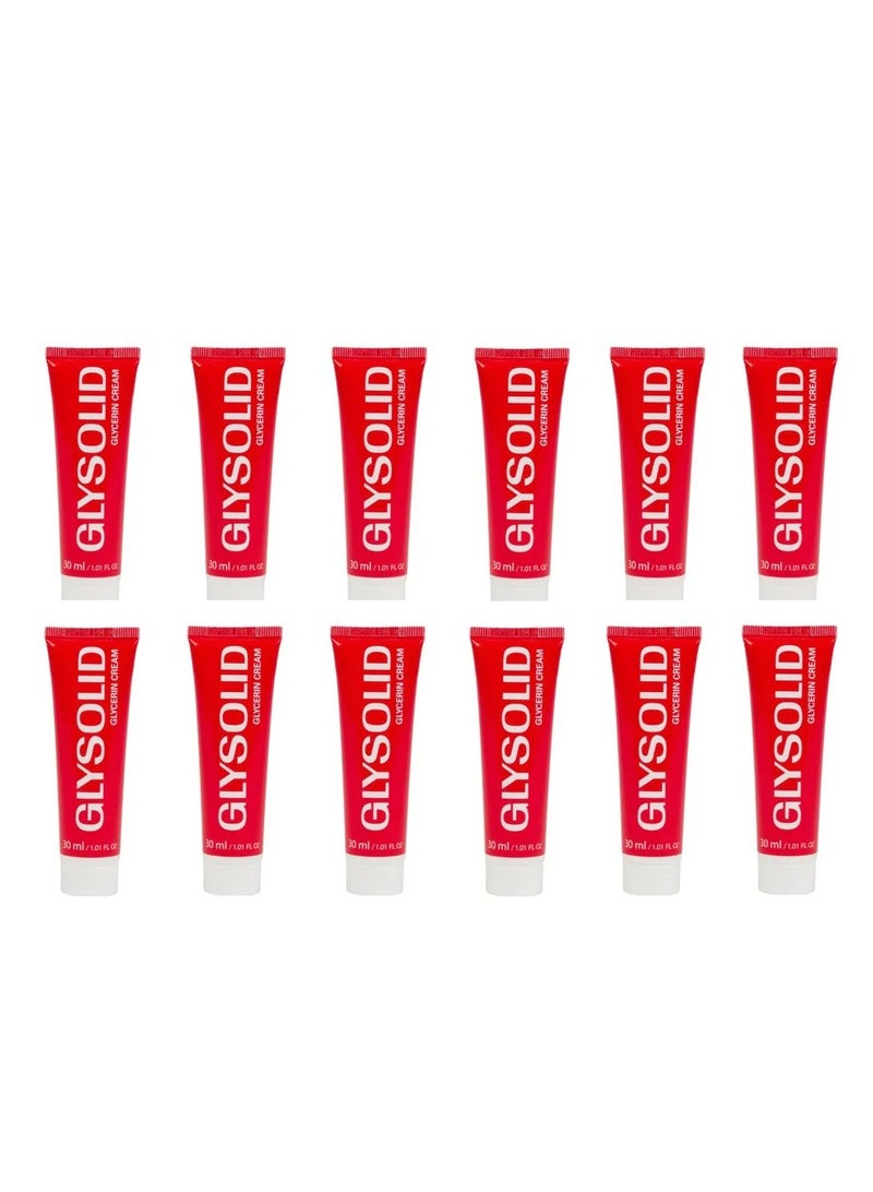 Glysolid Glycerin Skin Cream 30 ML (12 Pack)