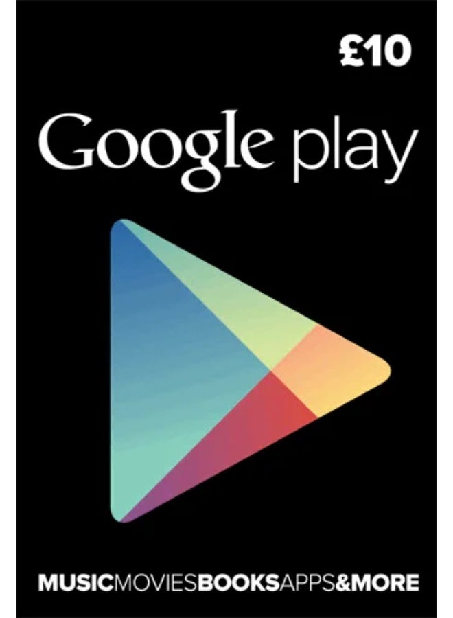 Google Play UK Gift Card £10 Digital Code | Google Play Store Credit UK