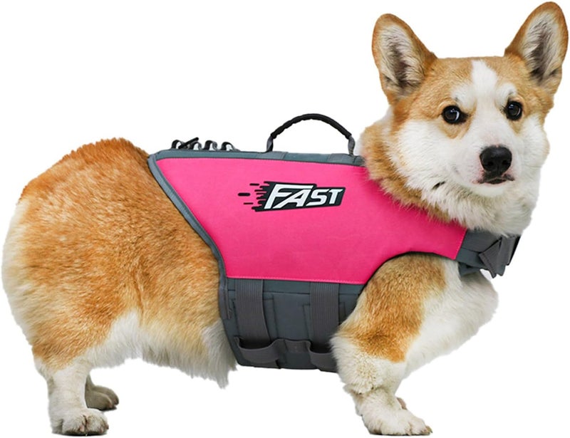 Dog Life Vest for Small to Mediums Pet Swim High Reflective Strips Fast Release Buckles Life Vest for Small Mediums - Image 5