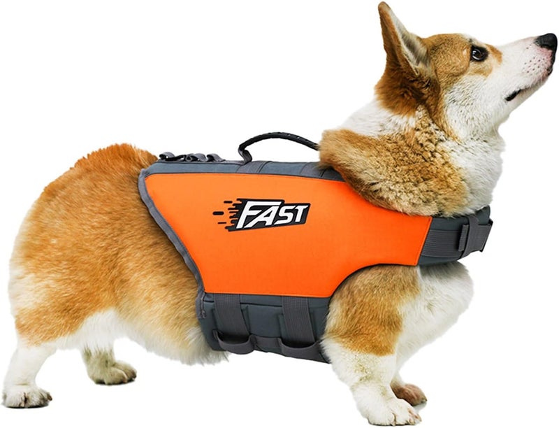 Dog Life Vest for Small to Mediums Pet Swim High Reflective Strips Fast Release Buckles Life Vest for Small Mediums - Image 3