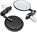 JoySee Universal Black 3 Round 78 motorcycle mirrors for handlebars Handle Bar End Rearview Convex Mirrors Inceased Vision Side for For Harley Davidson Honda Indian Kawasaki Suzuki Triumph and Yamaha - Image 2