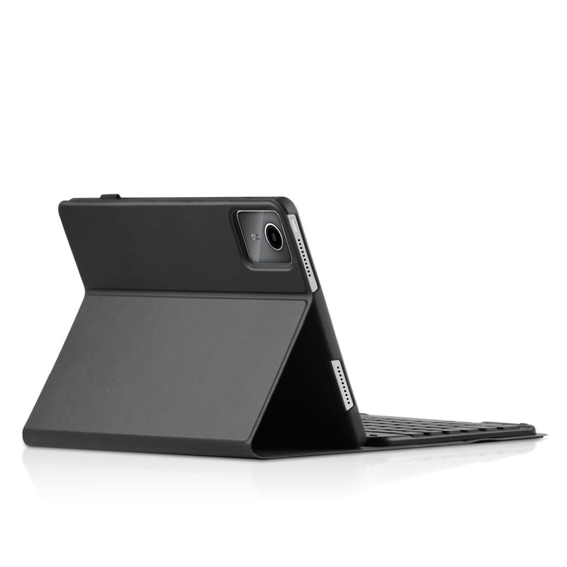 ProElite حافظة لوحة المفاتيح لجهاز Lenovo Tab M11 بحجم 11 بوصة، لوحة مفاتيح بلوتوث لاسلكية قابلة للفصل مغناطيسياً مع إضاءة خلفية ملونة بـ 7 ألوان، لافندر - Image 4