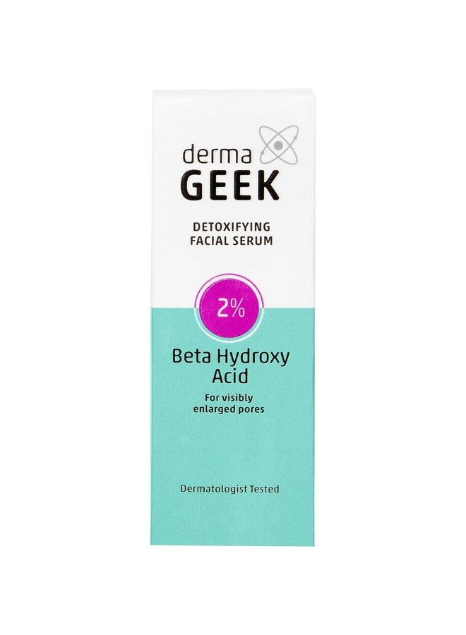 DERMA GEEK Dermageek Detoxifying Facial Serum With 2% Beta Hydroxy Acid 1.3 Fl Oz - Image 2